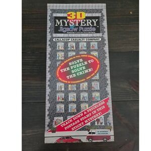 3D Mystery Jigsaw Puzzle Callacop Casualty Company 504 Piece Crime Solve 1990s